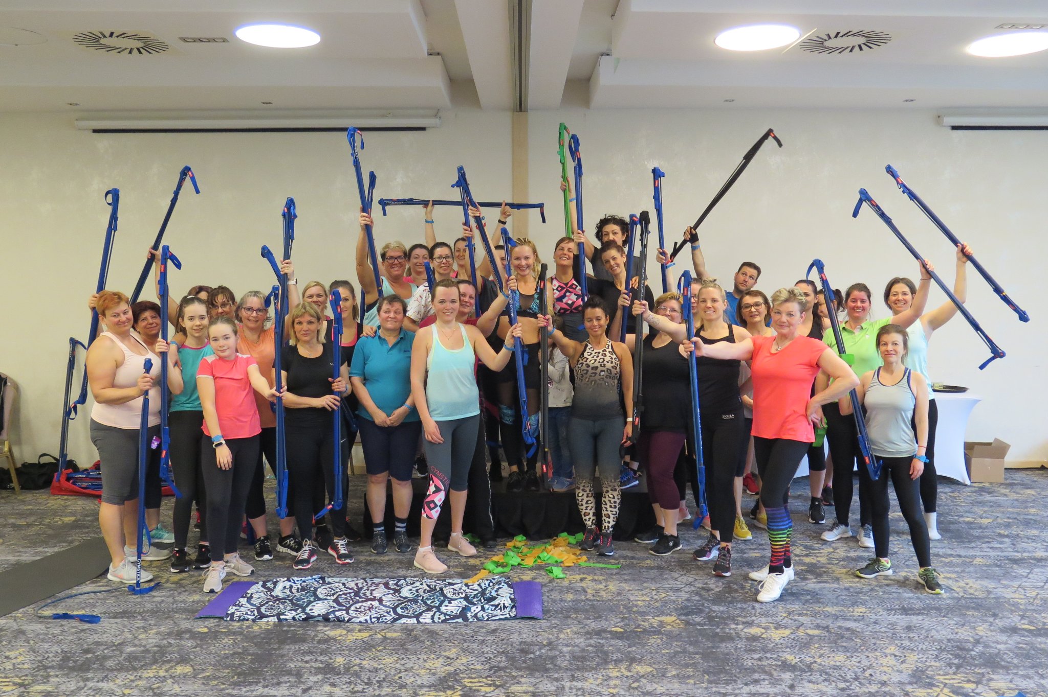 Beautyfitness tábor gymstickes edzés