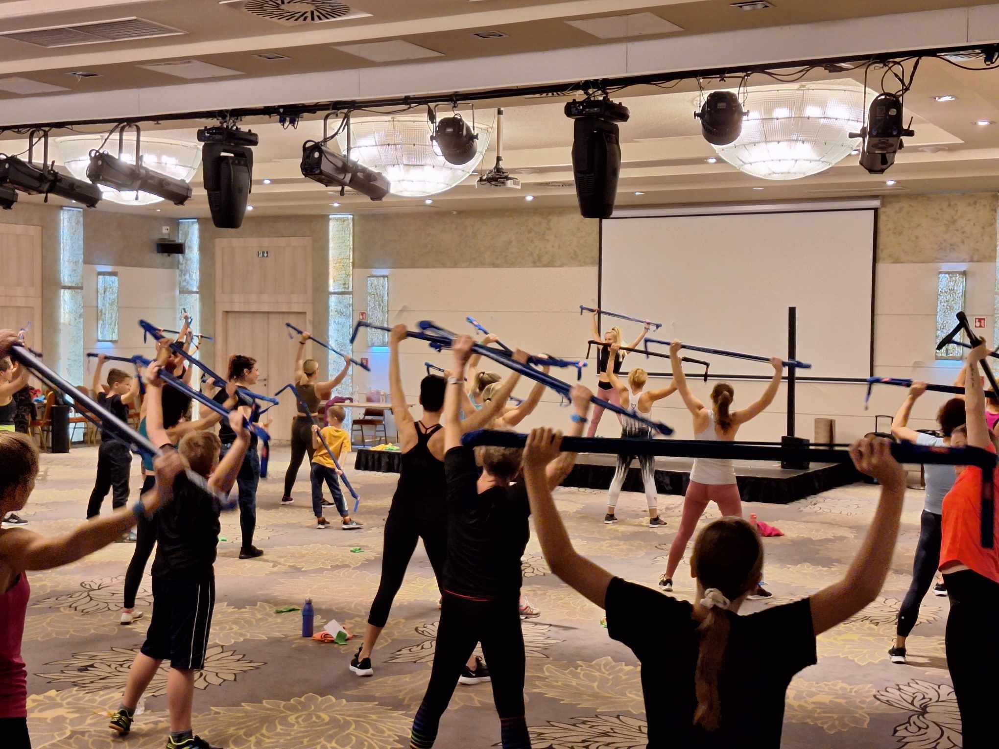 Beautyfitness tábor edzés gymstick-kel